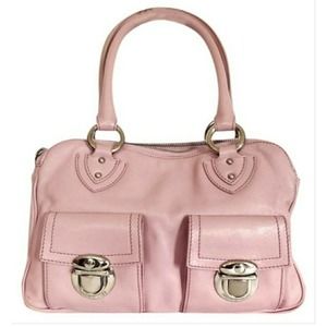 MARC JACOBS Blake leather top handle pink satchel bag handbag